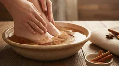Banho de pés com canela: é mesmo eficaz e quando é que vale a pena experimentar?