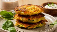 Sem farinha nem fritura: como preparar panquecas leves de legumes 