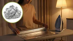 Este truque inteligente ajuda a engomar a roupa de cama duas vezes mais depressa. Já o conhecia?